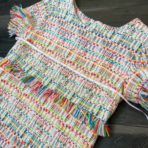 Sara Campbell Bright Tweed Fringe Dress - Picture 8 of 12